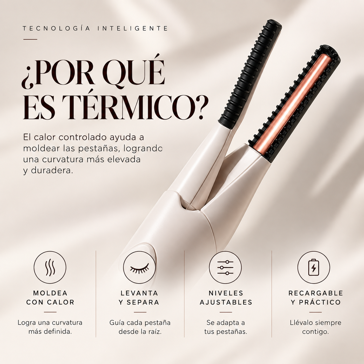Pinkly Lift™ | Rizador Térmico de Pestañas